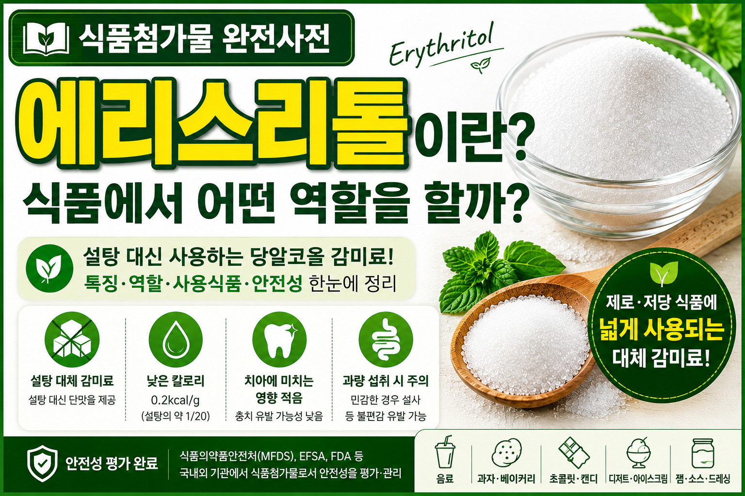 식품첨가물 에리스리톨 썸네일