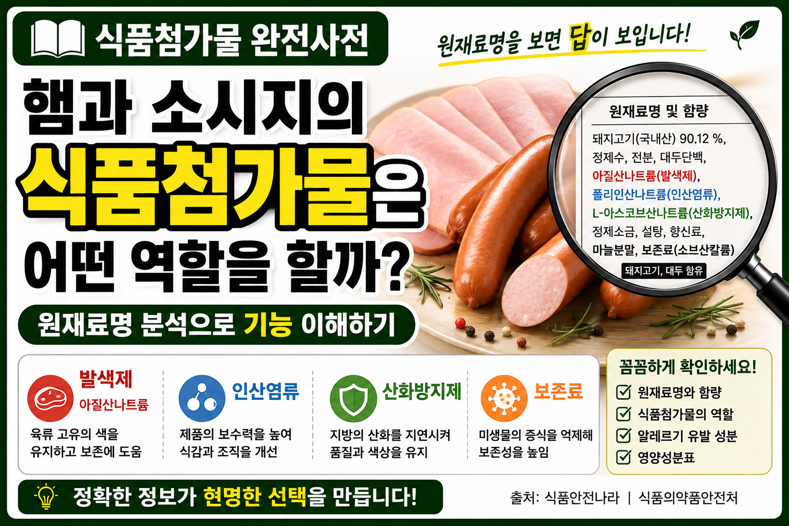 식품첨가물 햄 썸네일