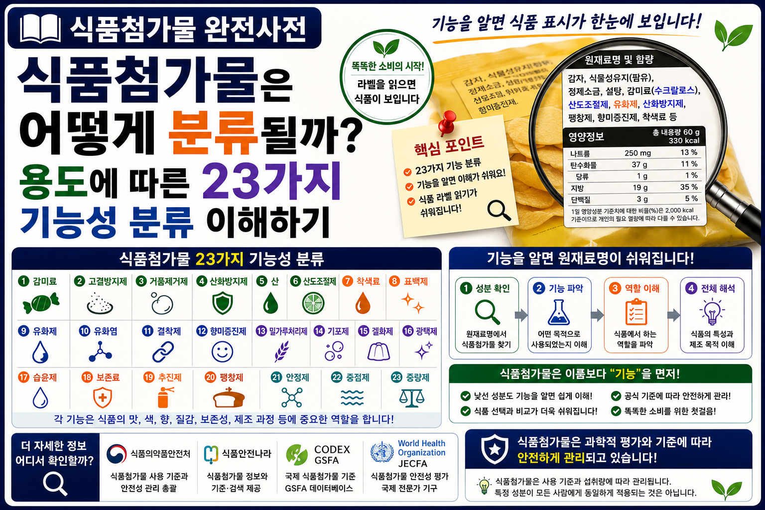 식품첨가물 분류 썸네일