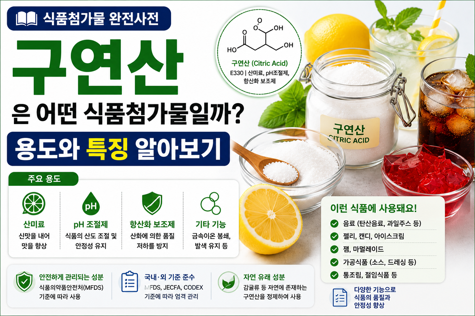 식품첨가물 구연산 썸네일